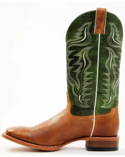 Cody James Men's Peridot Green Leather Western Boots - Broad Square Toe  -New Cody James 2000358811 300 P3