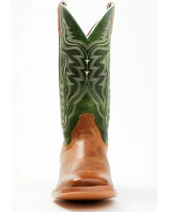 Cody James Men's Peridot Green Leather Western Boots - Broad Square Toe  -New Cody James 2000358811 300 P4