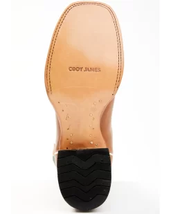 Cody James Men's Peridot Green Leather Western Boots - Broad Square Toe  -New Cody James 2000358811 300 P7