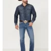 Cody James Men's Silverton Light Wash Stretch Relaxed Bootcut Jeans 