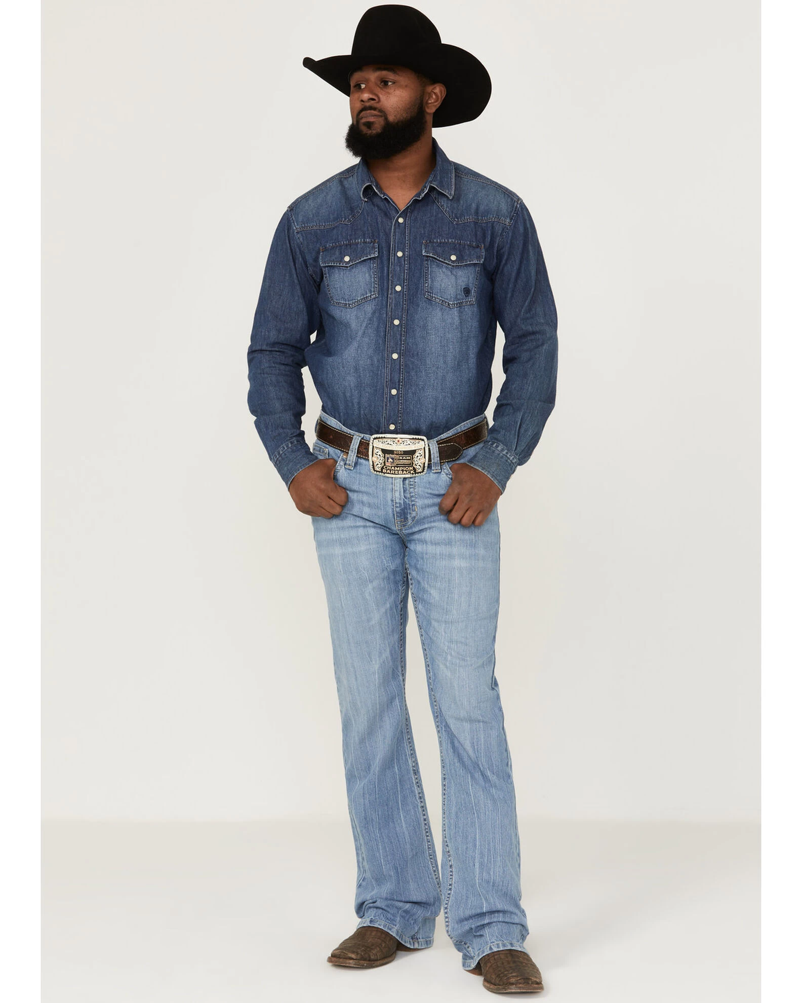 Cody James Men's Ghost Town Stretch Relaxed Bootcut Jeans 1 Cody James Men's Ghost Town Stretch Relaxed Bootcut Jeans