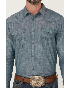 Cody James Men's Hotspot Solid Long Sleeve Snap Western Shirt  -New Cody James 2000359384 400 P3