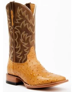 Cody James Men's Full-Quill Ostrich Exotic Western Boots - Broad Square Toe -New Cody James 2000359773 200 P1 1
