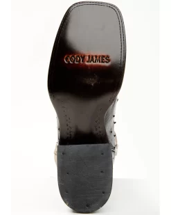 Cody James Men's Saddle Black Full-Quill Ostrich Exotic Western Boots - Broad Square Toe  -New Cody James 2000359778 001 P7