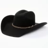 Cody James Men's 3X Black Leather Lace Band Wool Felt Western Hat
