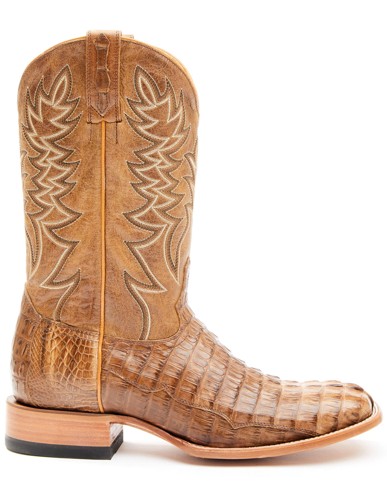 Cody James Men's Exotic Caiman Tail Western Boots - Broad Square Toe 2 Cody James Men's Exotic Caiman Tail Western Boots - Broad Square Toe - Image 2