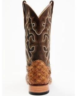 Cody James Men's Exotic Pirarucu Skin Western Boots - Broad Square Toe -New Cody James 2000360835 200 P5
