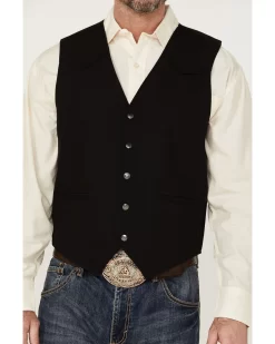Cody James Men's Highlands Slub Button-Front Western Vest  -New Cody James 2000364439 001 P3