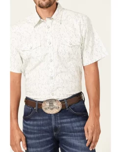 Cody James Men's Liberty Hill Floral Print Short Sleeve Snap Western Shirt  -New Cody James 2000364856 110 P3