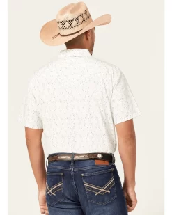 Cody James Men's Liberty Hill Floral Print Short Sleeve Snap Western Shirt  -New Cody James 2000364856 110 P4