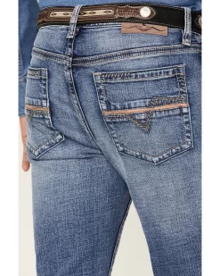 Cody James Men's Dice House Medium Wash Stretch Stackable Straight Jeans 7 Cody James Men's Dice House Medium Wash Stretch Stackable Straight Jeans -New Cody James 2000364920 414 P4