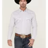 Cody James Men's Sand Creek Tonal Solid Long Sleeve Snap Western Shirt - Big & Tall 