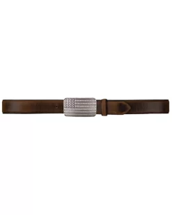 Cody James Men's American Flag Buckle Belt