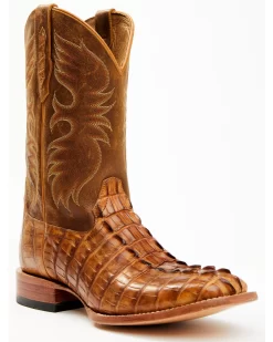 Cody James Men's Caiman Cognac 12" Exotic Western Boots - Broad Square ToeÂ