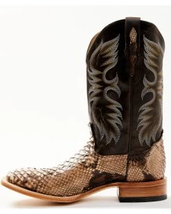 Cody James Men's Exotic Python Western Boots - Broad Square Toe