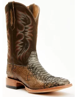 Cody James Men's Python Exotic Western Boots - Broad Square Toe 