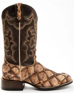 Cody James Men's Exotic Pirarucu Western Boots - Broad Square Toe -New Cody James 2000371838 240 P2