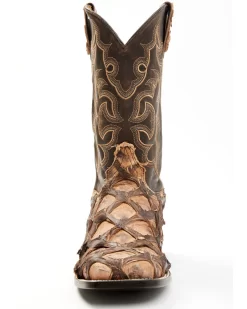 Cody James Men's Exotic Pirarucu Western Boots - Broad Square Toe -New Cody James 2000371838 240 P4