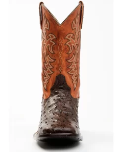 Cody James Men's Sienna Genuine Ostrich Exotic Western Boots - Broad Square Toe  -New Cody James 2000371861 200 P4