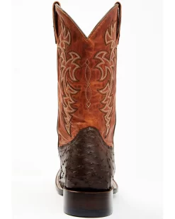 Cody James Men's Sienna Genuine Ostrich Exotic Western Boots - Broad Square Toe  -New Cody James 2000371861 200 P5