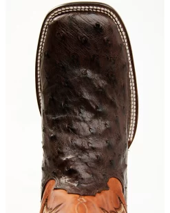 Cody James Men's Sienna Genuine Ostrich Exotic Western Boots - Broad Square Toe  -New Cody James 2000371861 200 P6
