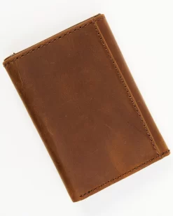 Cody James Men's Turquoise Underlay & Brown Tooled Trifold Wallet 5 Cody James Men's Turquoise Underlay & Brown Tooled Trifold Wallet -New Cody James 2000372920 200 P3