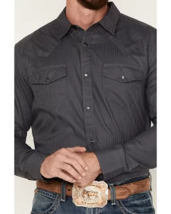 Cody James Southside Satin Stripe Snap Western Shirt  -New Cody James 2000374098 021 P3