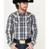 Cody James Men's Trailblazer Large Plaid Snap Western Shirt - Big & Tall 