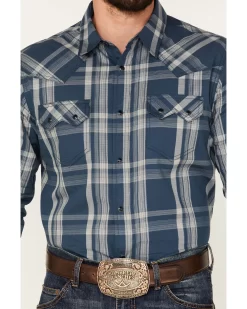Cody James Men's Expression Large Plaid Snap Western Shirt  -New Cody James 2000374104 410 P3