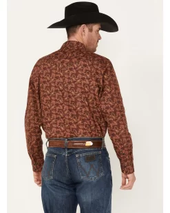 Cody James Men's On Tour Paisley Print Long Sleeve Snap Western Shirt - Big & Tall  -New Cody James 2000374108 640 P4