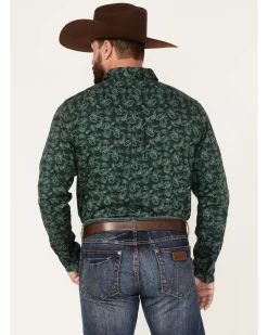 Cody James Men's Ringer Floral Print Button Down Western Shirt 7 Cody James Men's Ringer Floral Print Button Down Western Shirt -New Cody James 2000374146 301 P4