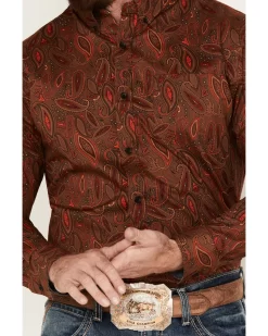 Cody James Men's Tortuga Paisley Print Button Down Western Shirt  -New Cody James 2000374148 200 P3