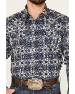 Cody James Men's Appalacian Southwestern Print Snap Western Shirt  -New Cody James 2000374164 500 P3