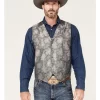 Cody James Men's Regal Paisley Print Vest