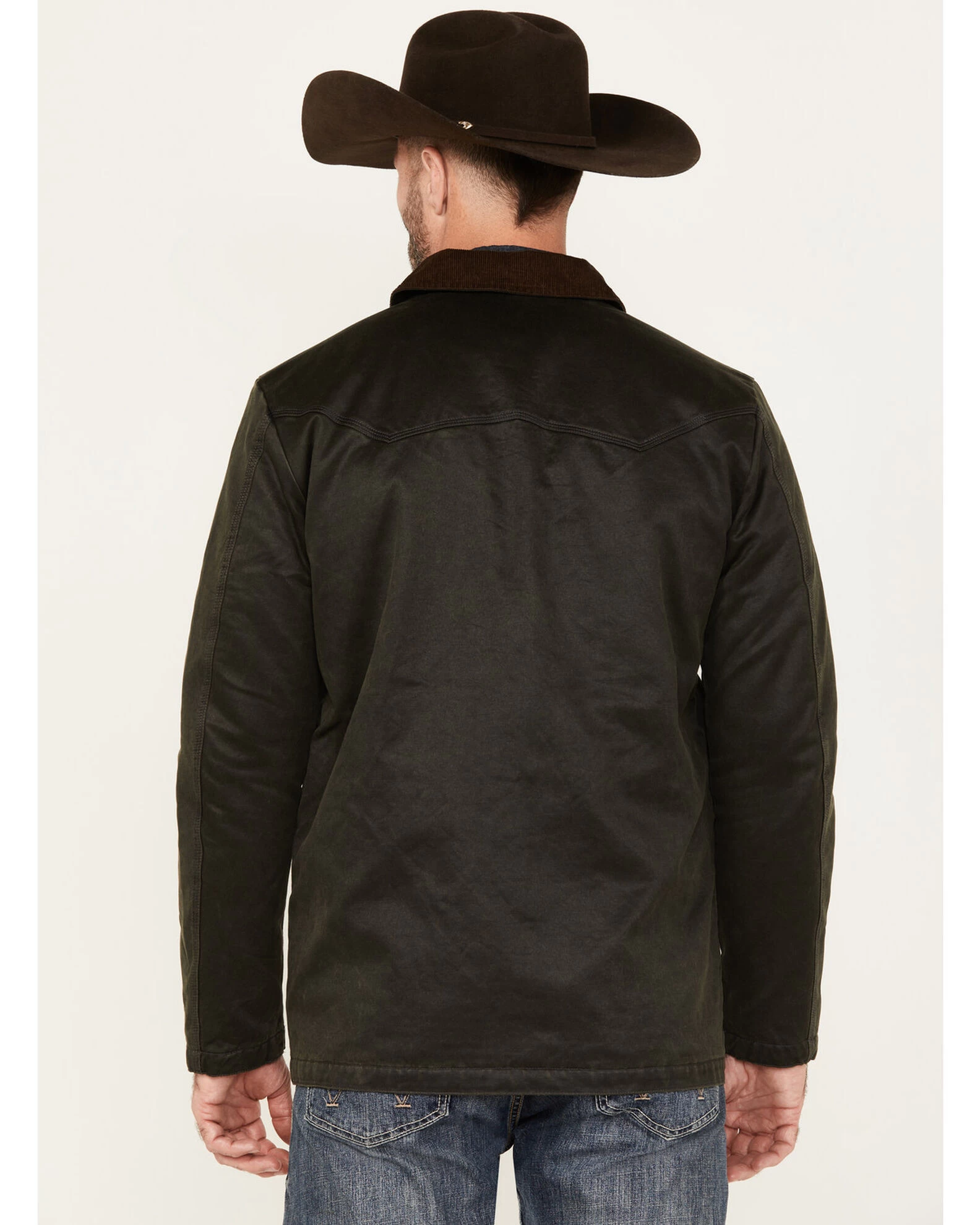 Cody James Men's Mansfield Oilskin Field Coat 4 Cody James Men's Mansfield Oilskin Field Coat - Image 4