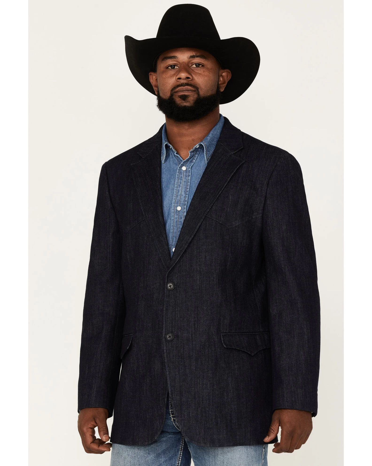 Cody James Men's Kentucky Denim Blazer 2 Cody James Men's Kentucky Denim Blazer - Image 2