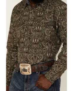 Cody James Men's Rio Sonora Paisley Print Long Sleeve Snap Western Shirt - Big & Tall -New Cody James 2000380433 200 P3