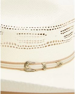 Cody James Men's Vented Bangora Straw Western Hat