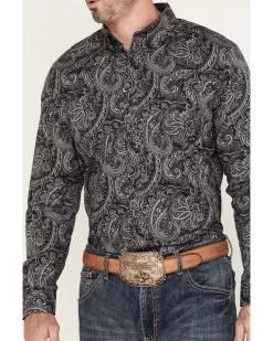 Cody James Men's Cassidy Paisley Button Down Long Sleeve Western Shirt -New Cody James 2000381311 001 P3