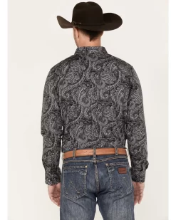 Cody James Men's Cassidy Paisley Button Down Long Sleeve Western Shirt -New Cody James 2000381311 001 P4