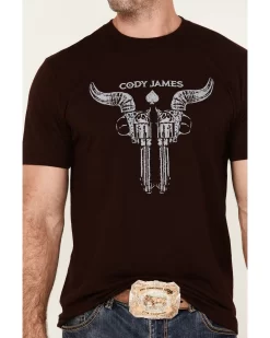 Cody James Men's Bullhead Guns Short Sleeve Graphic T-Shirt -New Cody James 2000381892 640 P3