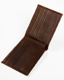 Cody James Men's Brown Exotic Ostrich Leather Bifold Wallet -New Cody James 2000382541 200 P3