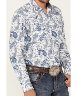 Cody James Men's Home Town Paisley Print Long Sleeve Snap Western Shirt -New Cody James 2000382811 100 P3