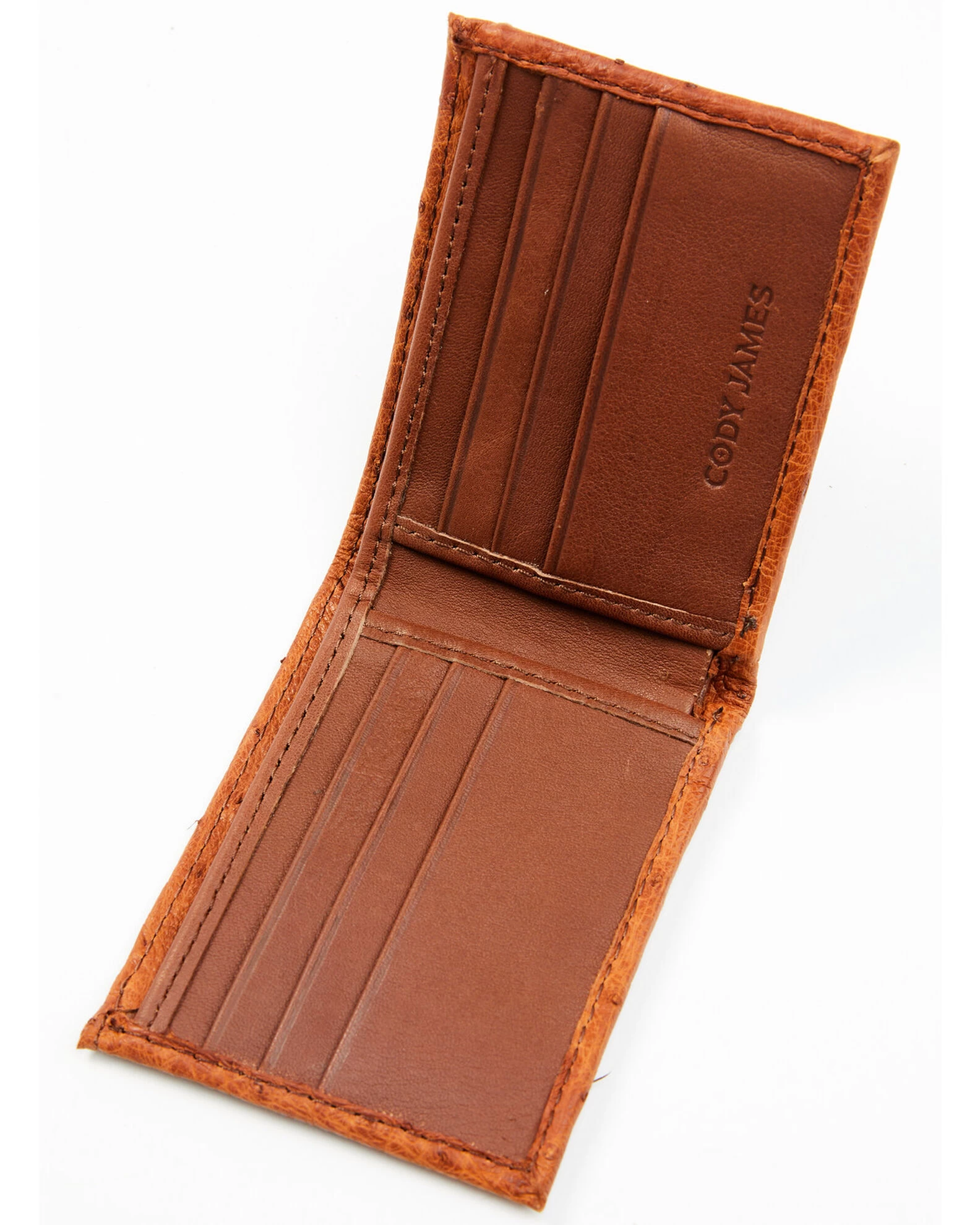 Cody James Men's Bi-Fold Ostrich Wallet 2 Cody James Men's Bi-Fold Ostrich Wallet - Image 2