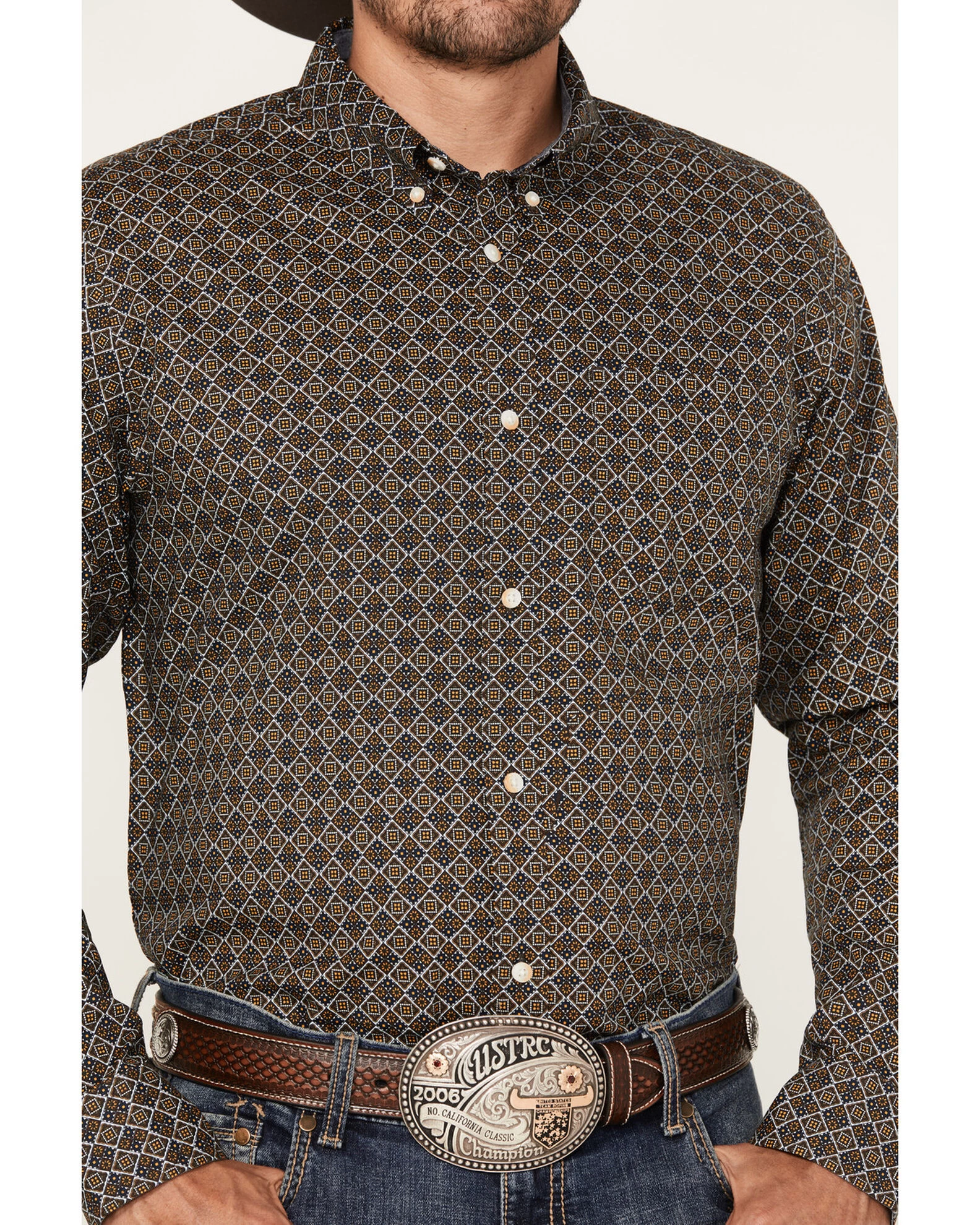 Cody James Men's Money Maker Print Long Sleeve Button Down Western Shirt - Tall 2 Cody James Men's Money Maker Print Long Sleeve Button Down Western Shirt - Tall - Image 2