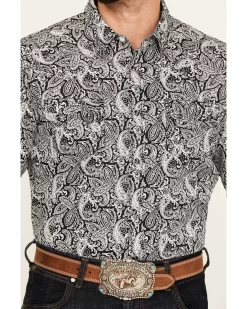 Cody James Men's Mamba Paisley Print Long Sleeve Western Snap Shirt -New Cody James 2000386050 001 P3