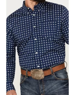 Cody James Men's Rough Road Geo Print Long Sleeve Stretch Button-Down Western Shirt - Big 6 Cody James Men's Rough Road Geo Print Long Sleeve Stretch Button-Down Western Shirt - Big -New Cody James 2000386103 410 P3