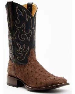 Cody James Men's Exotic Full Quill Ostrich Western Boots - Broad Square Toe -New Cody James 2000386778 200 P1