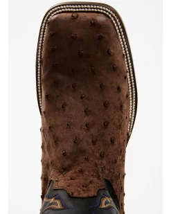 Cody James Men's Exotic Full Quill Ostrich Western Boots - Broad Square Toe -New Cody James 2000386778 200 P6