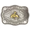 Cody James® Men's Bucking Bronc Rectangle Belt Buckle